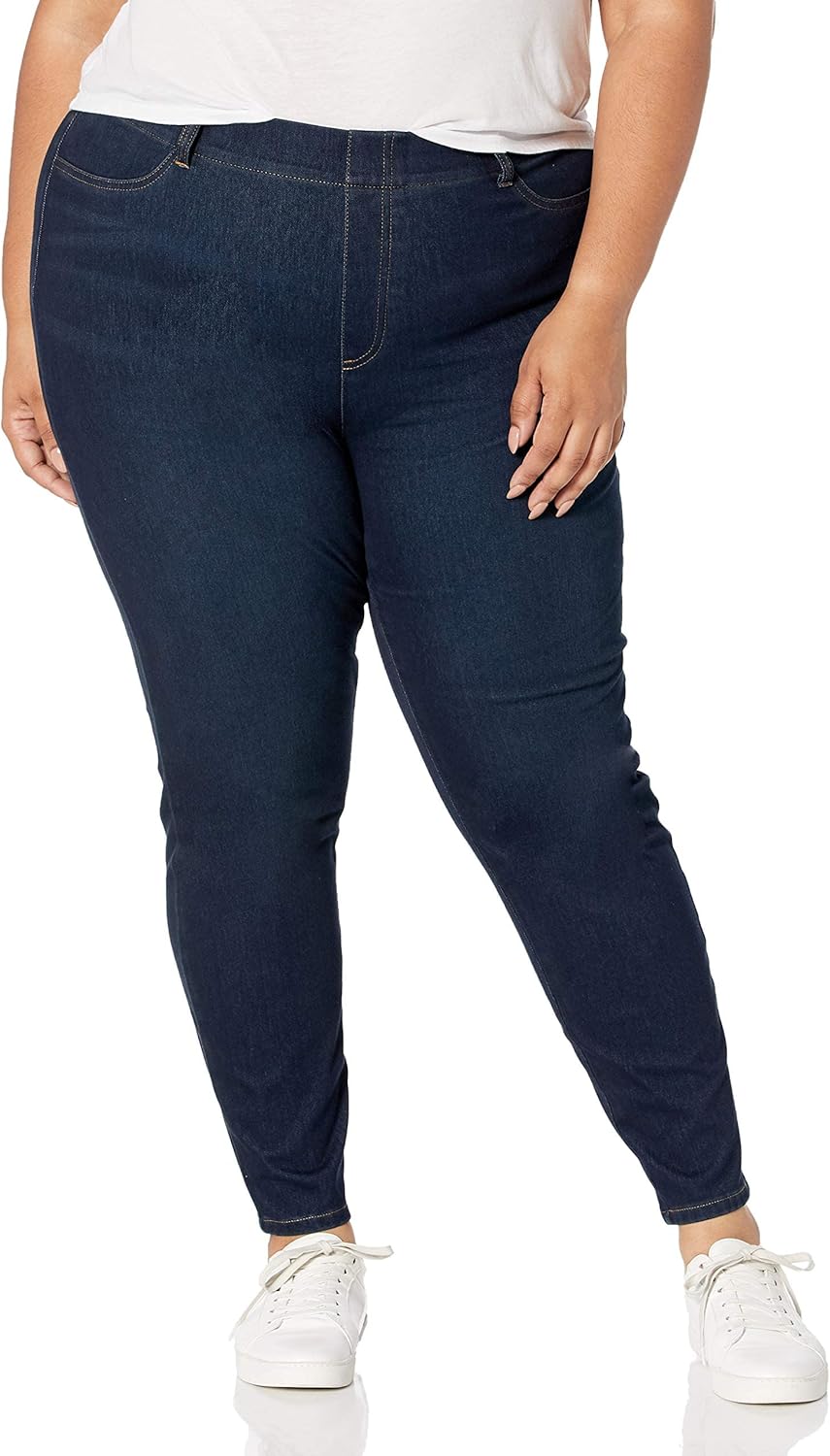 Amazon Essentials womens Pull-On Stretchy Knit Jegging (Available in Plus Size)